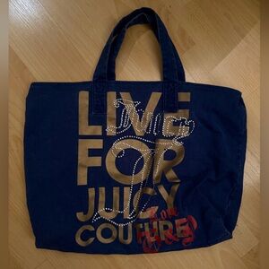 Juicy Couture Canvas Tote Bag